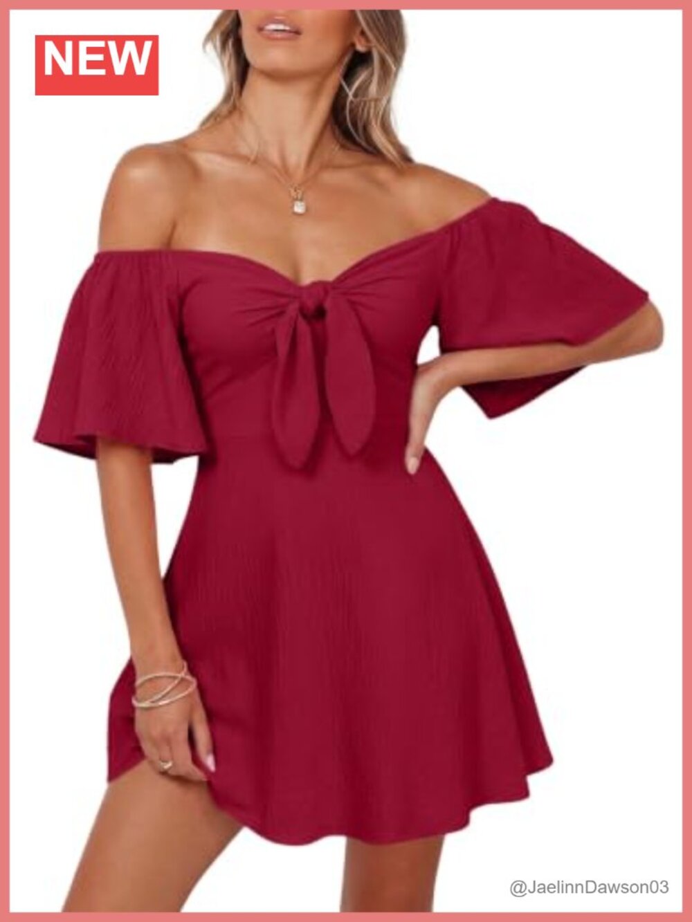 Womens Deep V Neck Mini Dress Bow Tie Ruffle Short Sleeve Casual Summer